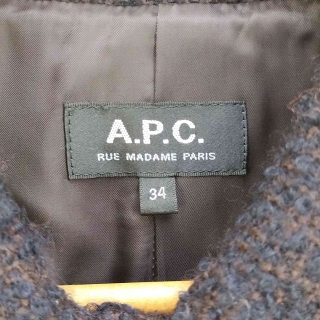 A.P.C.(アーペーセー) 起毛ウールコート レディース アウター コート 5