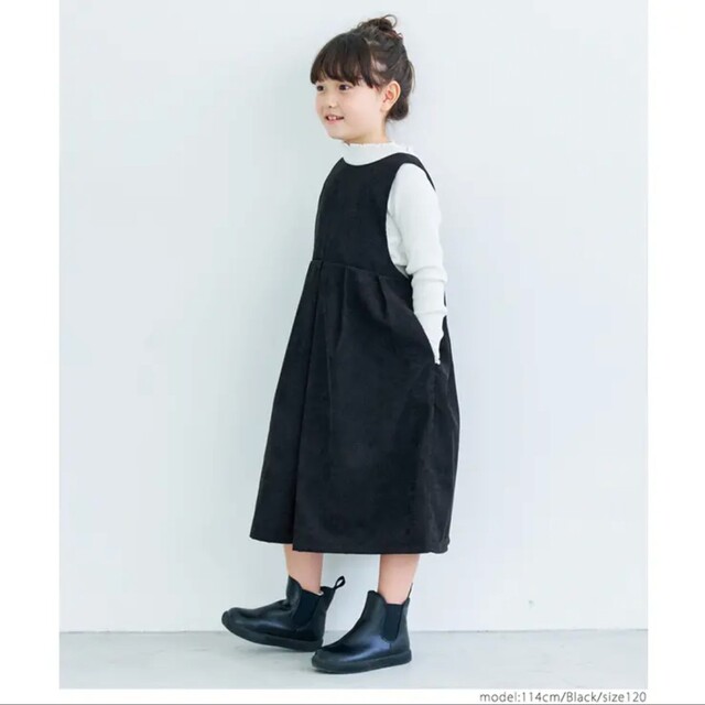 coca(コカ)の【coca】2way ワンピース　ダンガリー キッズ/ベビー/マタニティのキッズ服女の子用(90cm~)(ワンピース)の商品写真