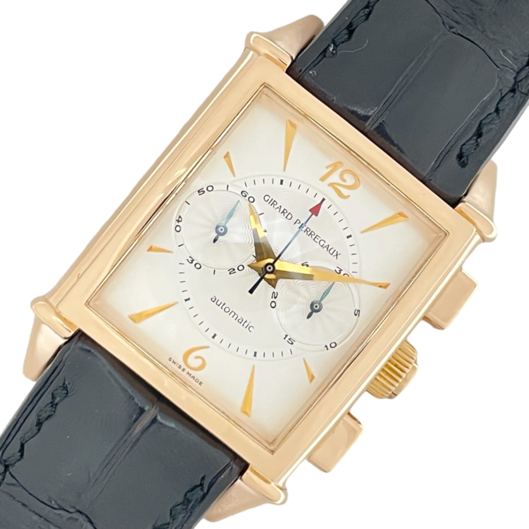 ジラール・ペルゴ GIRARD PERREGAUX ヴィンテージ1945 2599 K18ピンクゴールド レザーベルト 自動巻き メンズ 腕時計