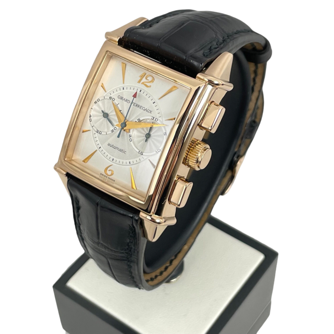 ジラール・ペルゴ GIRARD PERREGAUX ヴィンテージ1945 2599 K18ピンクゴールド レザーベルト 自動巻き メンズ 腕時計