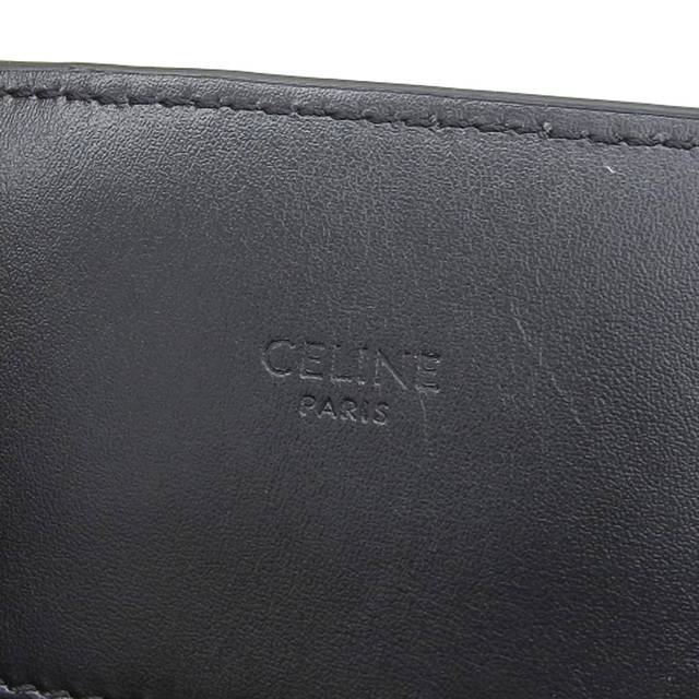 celine(セリーヌ)の【本物保証】 布袋付 超美品 セリーヌ CELINE トリオンフ ホリゾンタルカバ ロゴ ハンドバッグ 黒 197012CIM 38SI メンズのバッグ(トートバッグ)の商品写真