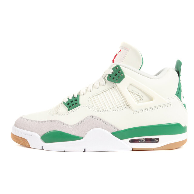 NIKE ナイキ SB AIR JORDAN 4 RETRO SP PINE GREEN (DR5415-103) 2023年 エアジョーダン4 レトロ エスビー セイル ホワイト パイングリーン サイズ：US10.5 28.5cm スニーカー 【メンズ】