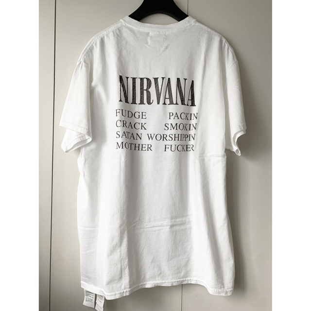 【バンド】Nirvana ニルヴァーナ　Tシャツ　白　⑥