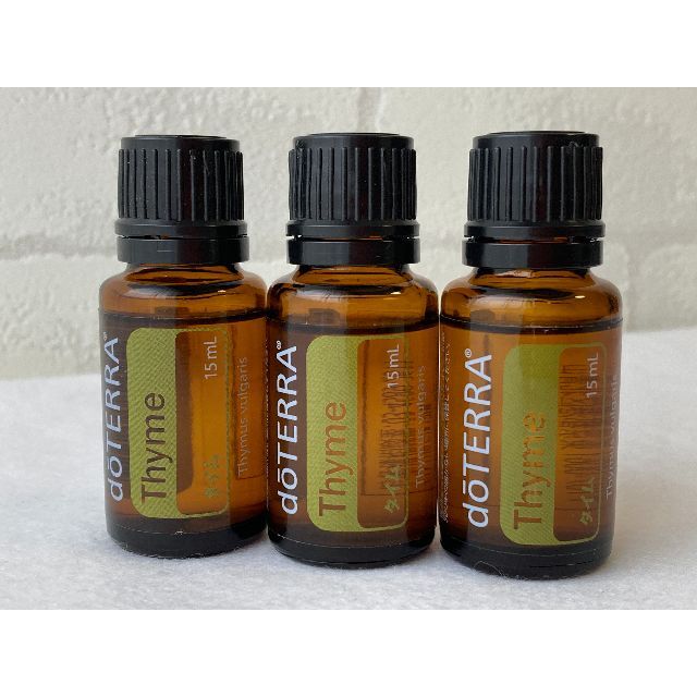 ドテラ タイム Thyme 15ml 3本 dōTERRA　正規品 コスメ/美容のリラクゼーション(エッセンシャルオイル（精油）)の商品写真