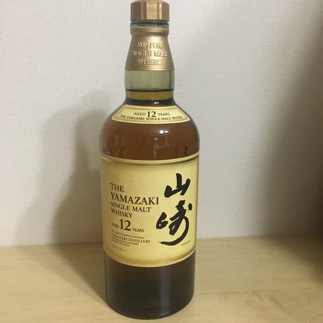 空瓶　サントリー山崎12年　ノンエイジ酒