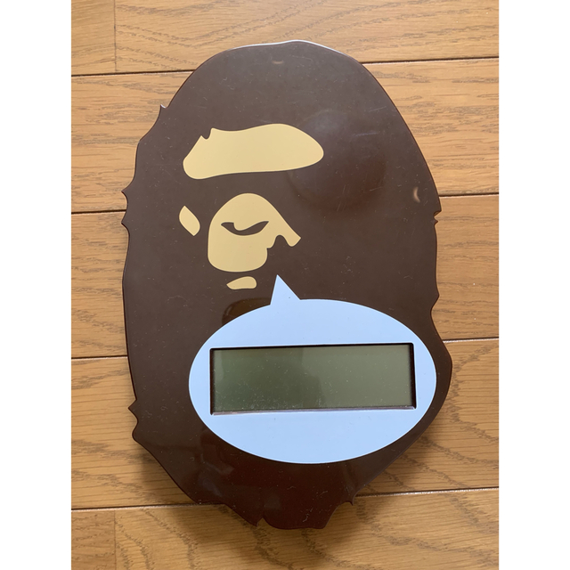 A BATHING APE(アベイシングエイプ)のアベイシングエイプ 、時計、掛け時計 インテリア/住まい/日用品のインテリア小物(掛時計/柱時計)の商品写真