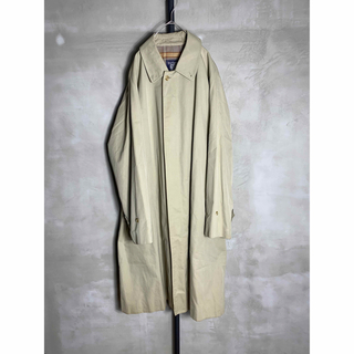 バーバリー(BURBERRY)の70s vintage Burberry balmacaan coat 1枚袖(ステンカラーコート)
