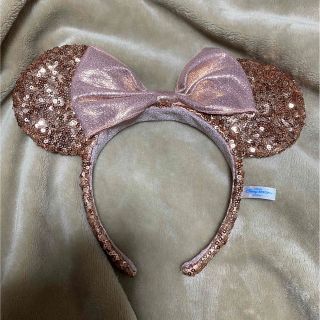 ディズニー(Disney)のDisney ディズニー　カチューシャ　スパンコール　ピンク(カチューシャ)