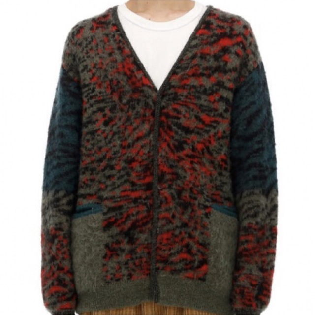 TOGA VIRILIS(トーガビリリース)のTOGA VIRILIS MOHAIRJAQUARD CARDIGAN メンズのトップス(カーディガン)の商品写真