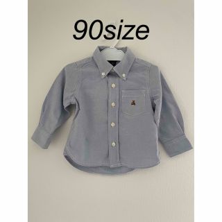 ベビーギャップ(babyGAP)の【GAP】90size ブルー ボタンダウン シャツ(ブラウス)