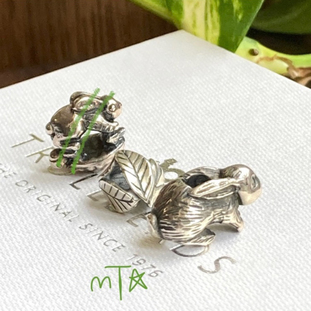 Trollbeads 鳥さん葉っぱ デパーチャー チャーム レディースのアクセサリー(チャーム)の商品写真