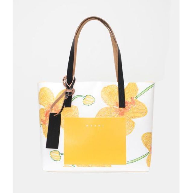 Marni(マルニ)の新品✨特価✨ MARNI ORCHIDSプリント PVC EWショッピングバッグ レディースのバッグ(トートバッグ)の商品写真