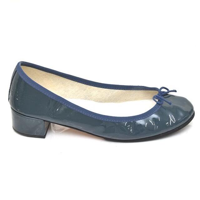 repetto(レペット)のレペット リボン エナメル バレエ パンプス 39.5(約25cm) レディースの靴/シューズ(ハイヒール/パンプス)の商品写真