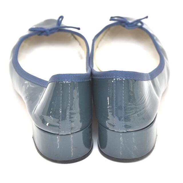 repetto(レペット)のレペット リボン エナメル バレエ パンプス 39.5(約25cm) レディースの靴/シューズ(ハイヒール/パンプス)の商品写真