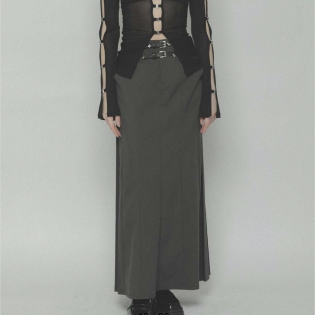 melt the lady back pleats w belt skirt 総合ランキング1位受賞 4800