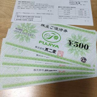 不二家株主優待券3000円分です(フード/ドリンク券)