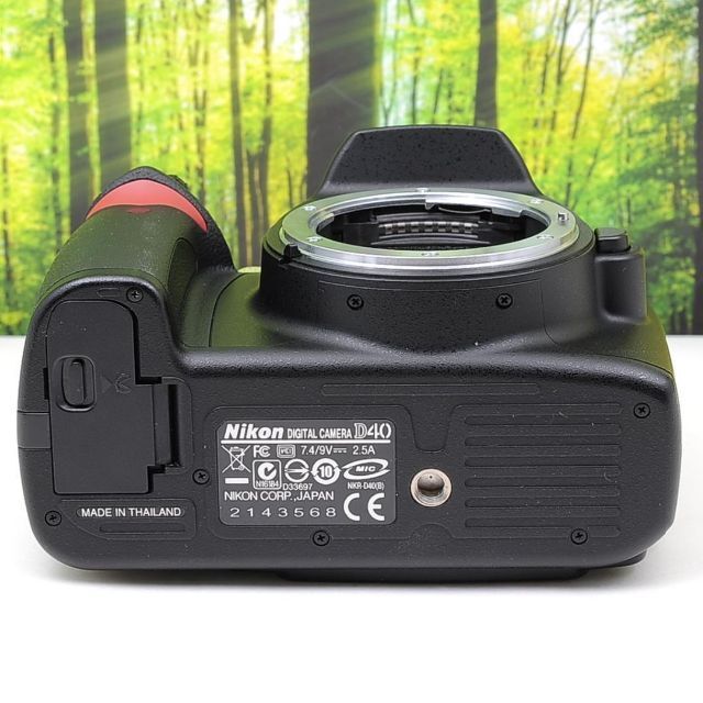 Nikon D40 ダブルレンズ☆スマホ転送OK♪入門用一眼レフ☆3481