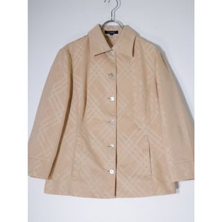 バーバリー(BURBERRY)のBURBERRY LONDONバーバリーロンドン ジャガード調シャドーチェックシャツジャケット【42】【LJKA70932】(その他)