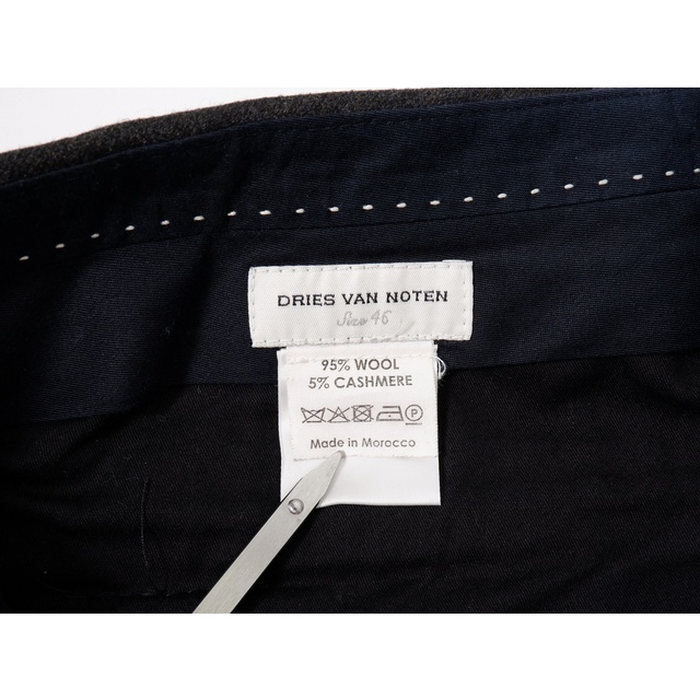 DRIES VAN NOTEN ドリスヴァンノッテン 羊毛カシミヤ テーパード DRIES VAN NOTEN ドリスヴァンノッテン 羊毛カシミヤ テーパード
