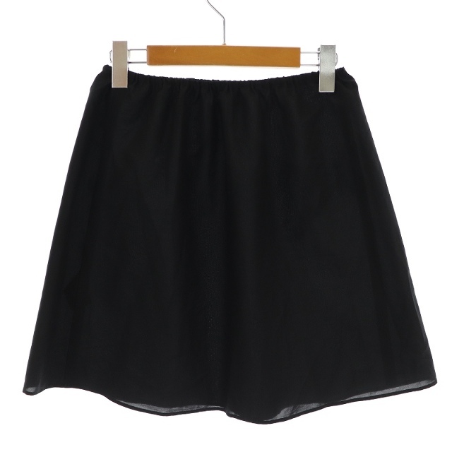 Spick & Span(スピックアンドスパン)のスピック&スパン Deveauxプリントフロントボタンスカート M 黒 ピンク レディースのスカート(ロングスカート)の商品写真