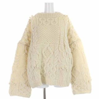 トゥデイフル(TODAYFUL)のトゥデイフル Pattern Hand Knit ニット セーター アイボリー(ニット/セーター)