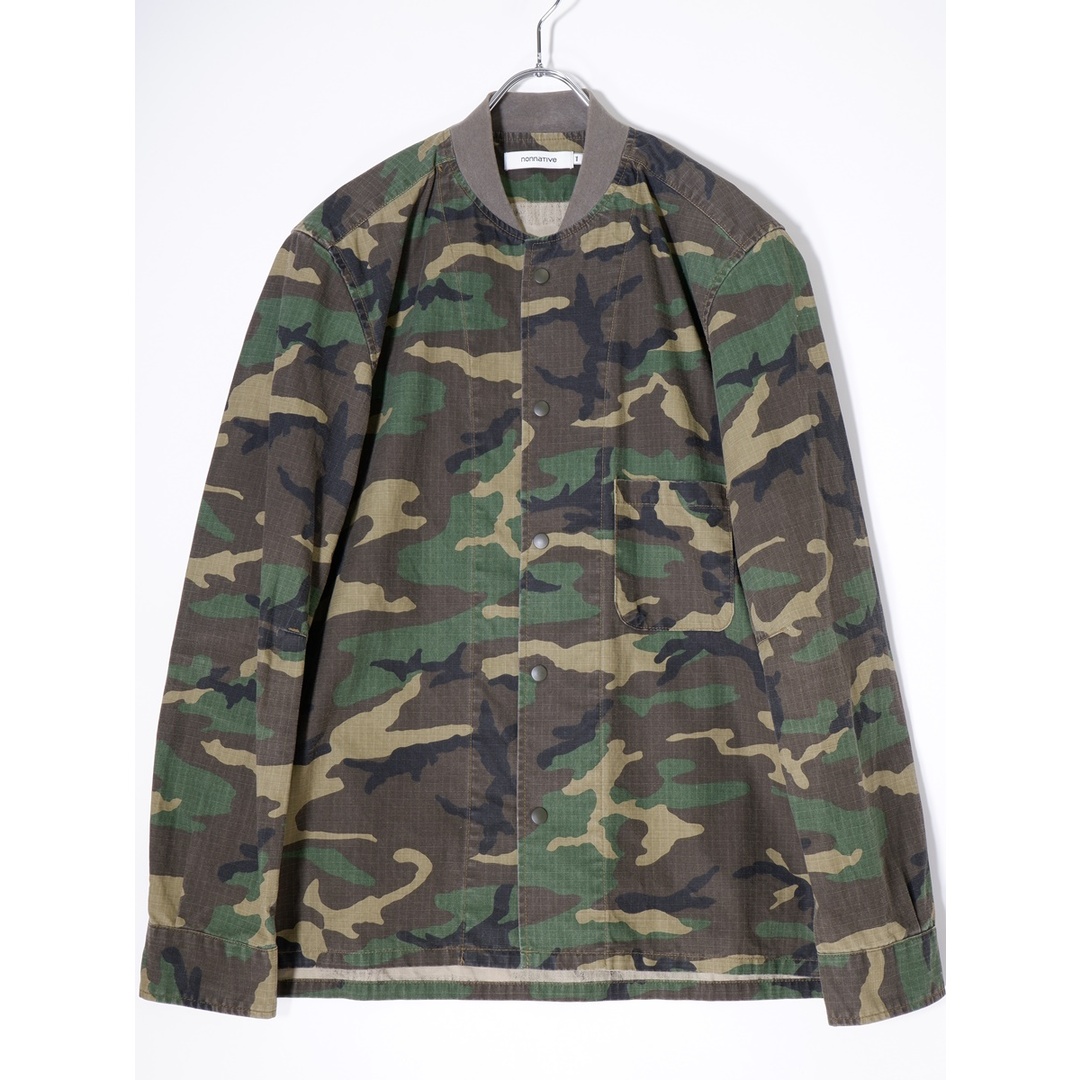nonnativeノンネイティブ TRAINER SHIRT COTTON RIPSTOP 迷彩シャツ