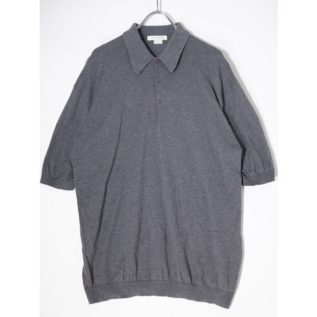 ジョンスメドレーJOHN SMEDLEY 国内正規品 半袖コットンニットポロシャツ【L】【MKNA69813】