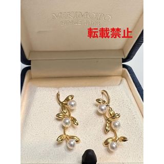 MIKIMOTO - MIKIMOTOミキモト ピアス アコヤ真珠 オリーブコレクション