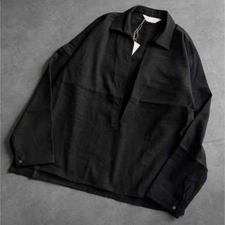 attic別注ANCELLM LINEN SILK PULLOVER SHIRTの通販 by kuy