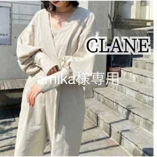 クラネ(CLANE)のCLANE 2way カシュクールオールインワン(オールインワン)