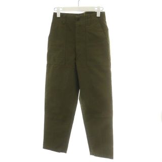 プラージュ 17AW ベイカーパンツ ジッパーフライ 34 XS カーキ