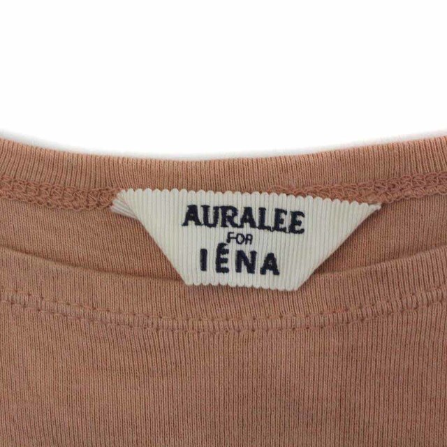 AURALEE IENA 七分袖カットソー カットソー 1 M ピンク レディースのトップス(カットソー(長袖/七分))の商品写真