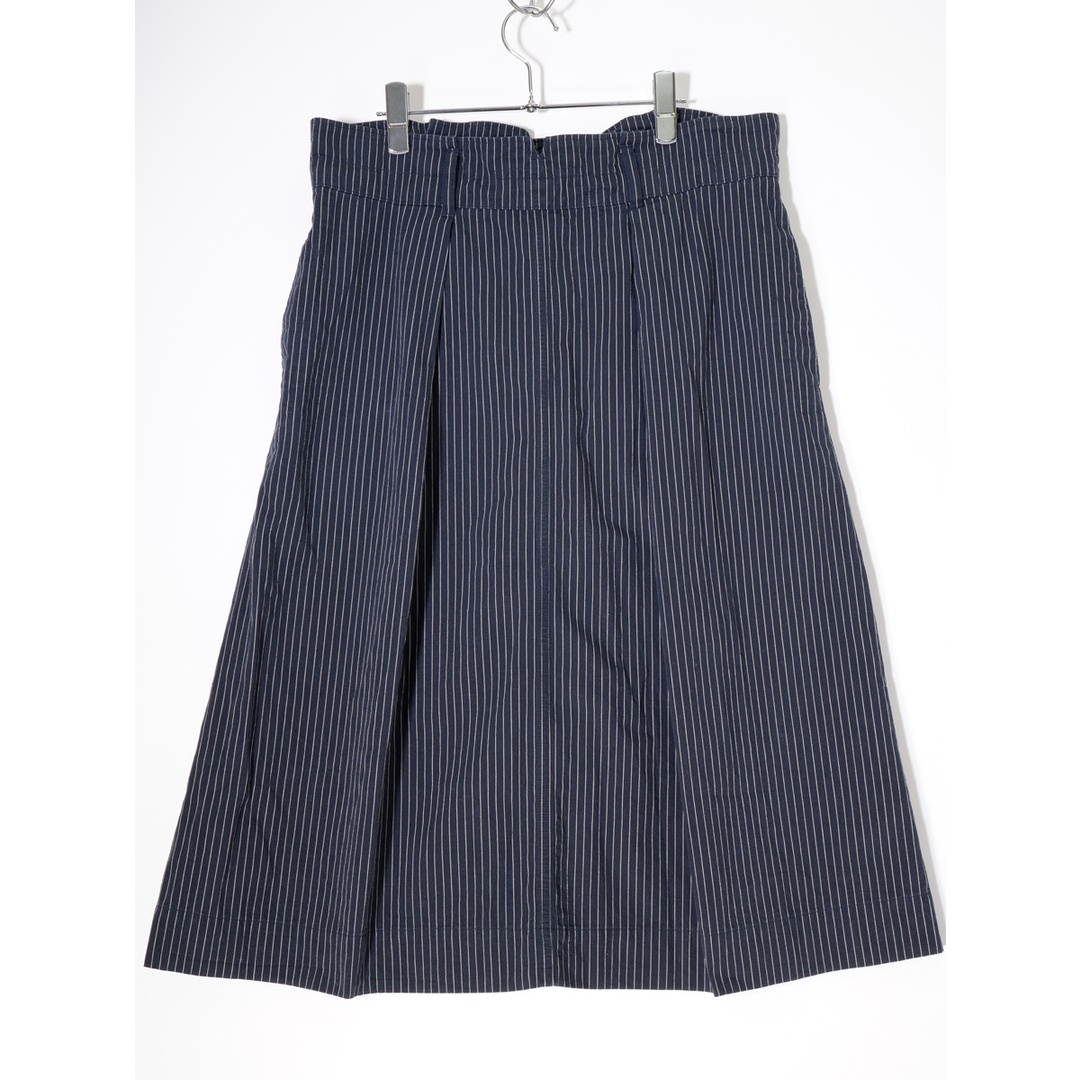 MHL.MARGARET HOWELLマーガレットハウエル 2019 COTTON LINEN STRIPE TUCK SKIRTコットンリネンストライプタックスカート【2】【LSKA70954】その他