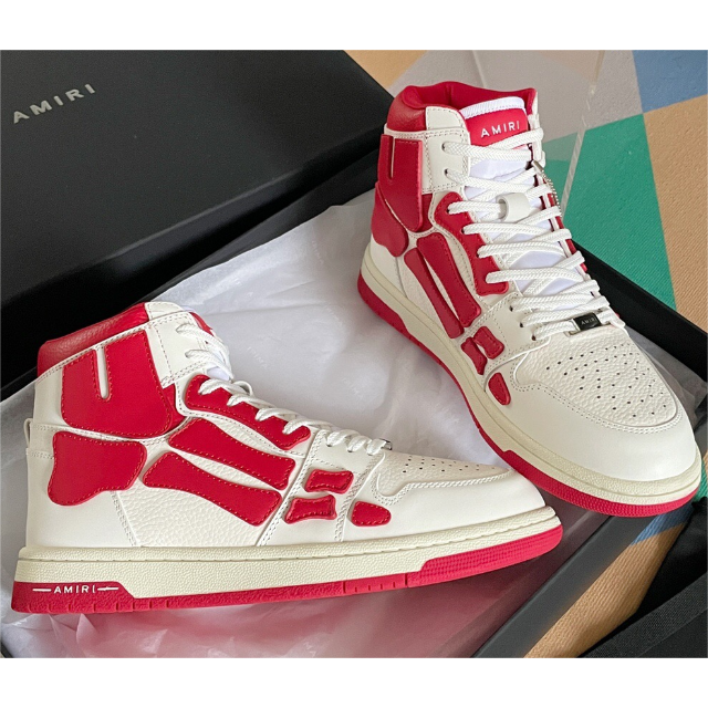 超安い】 AMIRI スニーカー HI TOP SKEL アミリ AMIRI - スニーカー