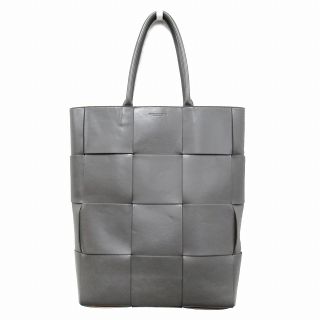 ボッテガヴェネタ(Bottega Veneta)の美品 ボッテガヴェネタ マキシイントレチャート カセット トート ハンド バッグ(トートバッグ)