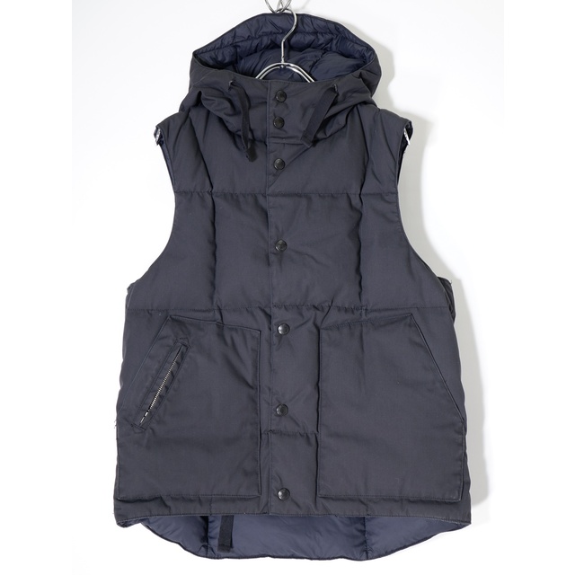 ENGINEERED GARMENTS エンジニアードガーメンツ down vest-hoodyフード付きダウンベスト【XS】【MJKA71128】  | フリマアプリ ラクマ