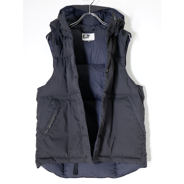 ENGINEERED GARMENTS エンジニアードガーメンツ down vest-hoodyフード付きダウンベスト【XS】【MJKA71128】