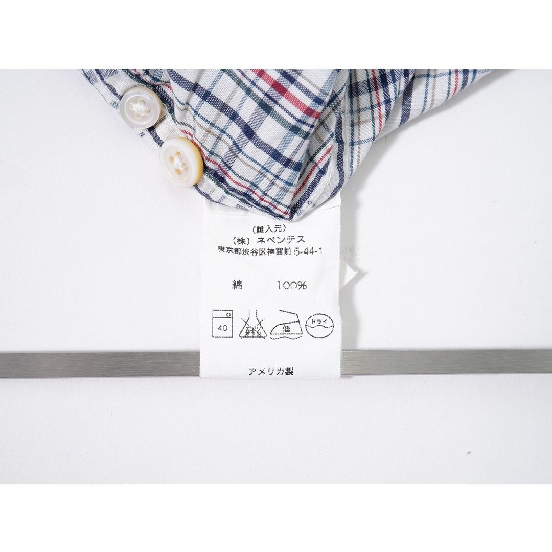 Engineered Garments(エンジニアードガーメンツ)のENGINEERED GARMENTS エンジニアードガーメンツ チェックシャツ【XS】【MSHA71130】 メンズのトップス(その他)の商品写真