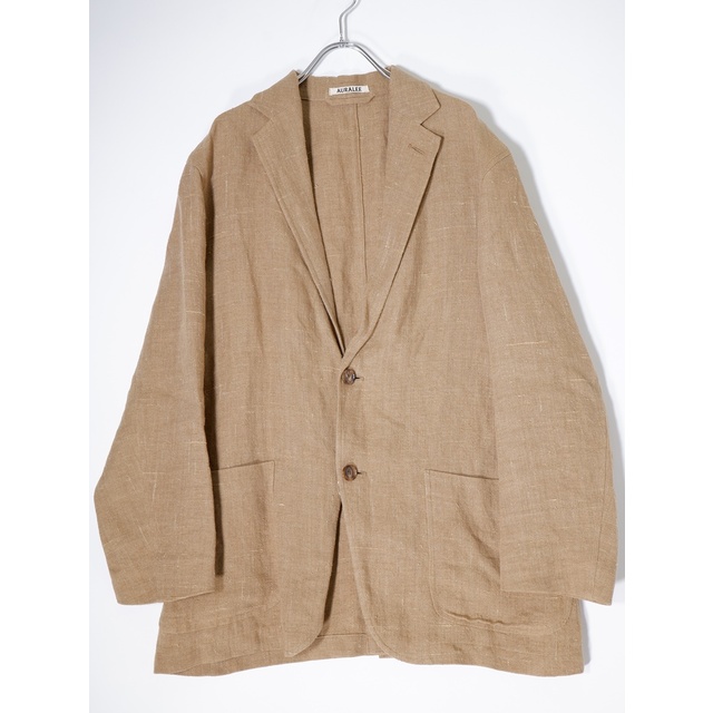 AURALEEオーラリー LINEN SILK SUMMER TWEED JACKETリネンシルクツイードジャケット【1】【MJKA71171】