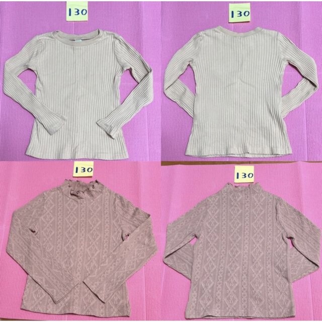 motherways(マザウェイズ)の130 女児 ロンＴ 13着セット キッズ/ベビー/マタニティのキッズ服女の子用(90cm~)(Tシャツ/カットソー)の商品写真