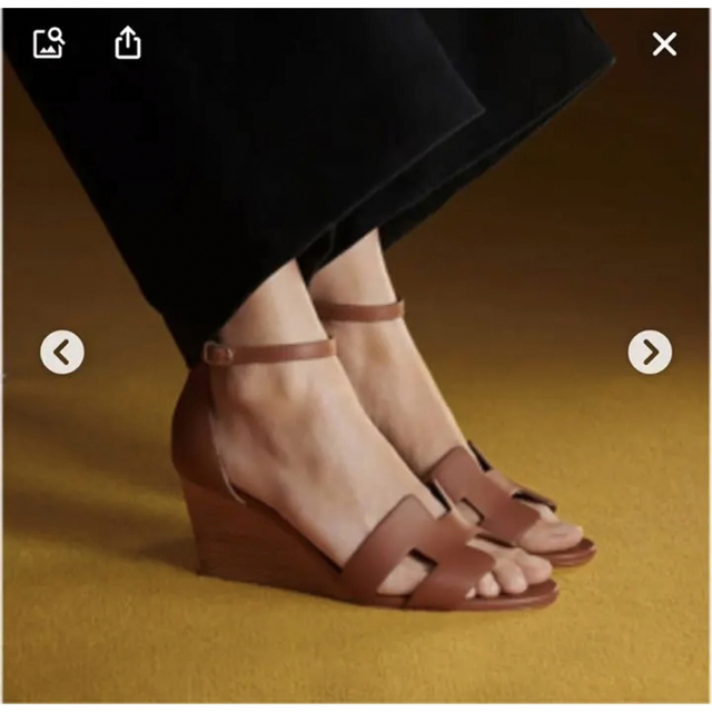 65%OFF【送料無料】 Hermes - エルメス オアジス サンダル サンダル