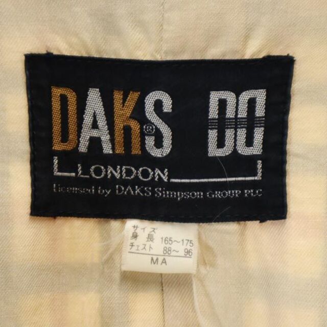 ダックス 日本製 ガウン チェック柄 コート MA ベージュ系 DAKS ルームウェア メンズ 【中古】 【230406】