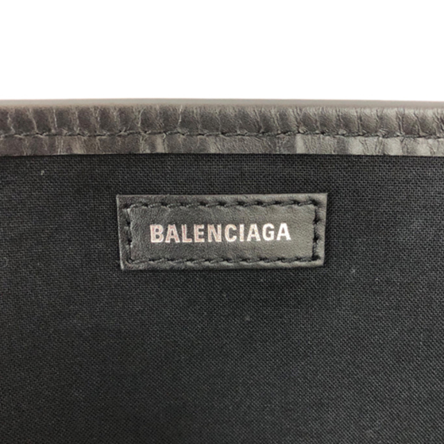 BALENCIAGA BAG(バレンシアガバッグ)のバレンシアガ ネイビーカバ スモール ハンドバック レザー キャンバス レディースのバッグ(ハンドバッグ)の商品写真