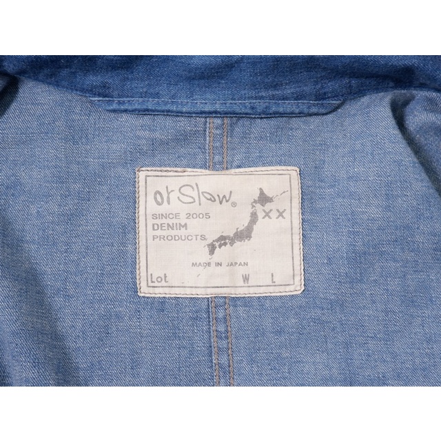 orSlowオアスロウ BEAMS別注 M-65 FISHTAIL COAT デニム orSlowオアスロウ BEAMS別注 M-65 FISHTAIL COAT デニム