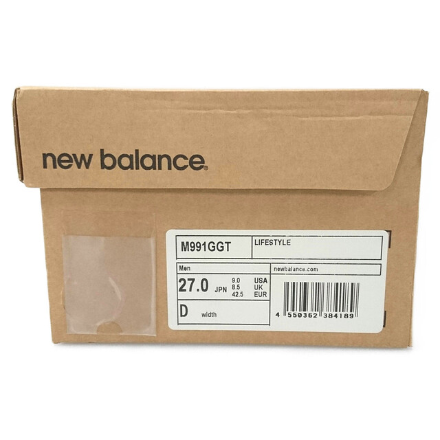 New Balance(ニューバランス)のNEW BALANCE ニューバランス 品番 M991GGT シューズ スニーカー カーキ グリーン系 サイズUS9D=27cm 正規品 / 30494 メンズの靴/シューズ(スニーカー)の商品写真