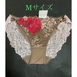 ワコール(Wacoal)のワコール ・AMPHI アンフィ  Mサイズ(PYJ147)赤ローズ刺繍(ショーツ)