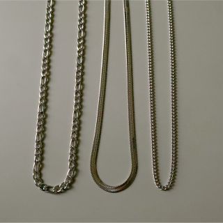 クラネ(CLANE)のStainless necklace set silver No.1037(ネックレス)