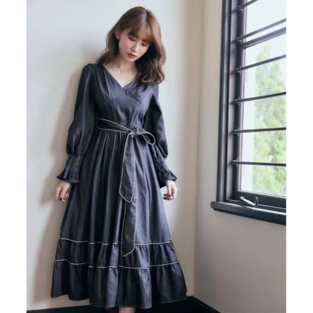 新品 herlipto Signs of Autumn Belted Dress