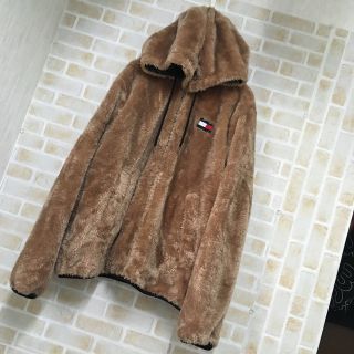 トミーヒルフィガー(TOMMY HILFIGER)の【即完売】TOMMY HILFIGER ボア カモフラ リバーシブル フラッグ(パーカー)