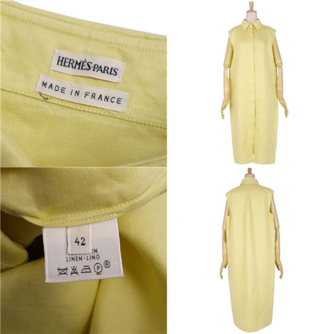 美品 エルメス HERMES シャツ マルジェラ期 ワンピース 美品 エルメス HERMES シャツ マルジェラ期 ワンピース